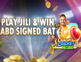 Play Jili & Win ABD Signed Bat